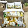 3D Printing Cartoon Lovely Hamtaro Bedding Set Duvet Cover Pillow Set Birthday Gift Children Quilt Cover Bedding Home Textiles