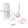 Harley Softail Breakout, Fat Boy, Commander Fat King, Streetfighter Frame Blade Fairing Air Deflector