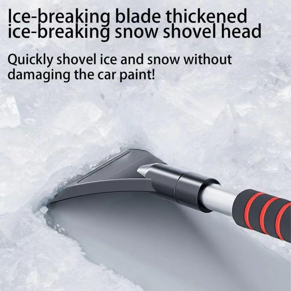 Flexible Extendable Ice Scraper 3 in 1 Snow Removal Brush  Car Wash Accessories