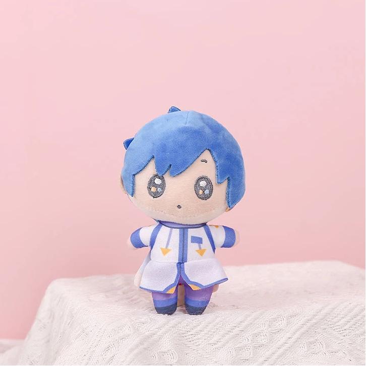 Hatsune Miku Plush Keychain Anime KAITO MEIKO Series Len Rin Cute Soft Filled Doll Keychain Bag Pendant Fan Birthday Gift Toy