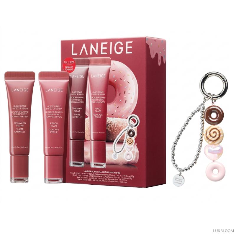 Laneige Donut Delight Lip Serum Duo Set (2026 Spring Limited Edition)