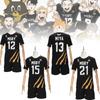 Character Haikyuu Anime Number Black Ball Suit Short Sleeve Shorts Cosplay
