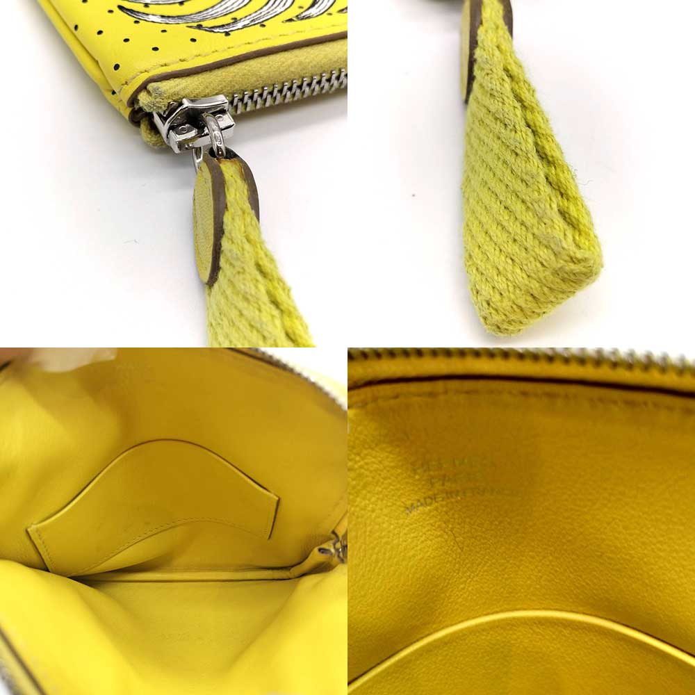 Used HERMES boyfriend pocketPouch leather Women