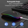 Wireless Rechargeable Mouse With LED Backlight  Bluetooth Gaming Mouse Suitable For MAC/Laptop/PC/Windows