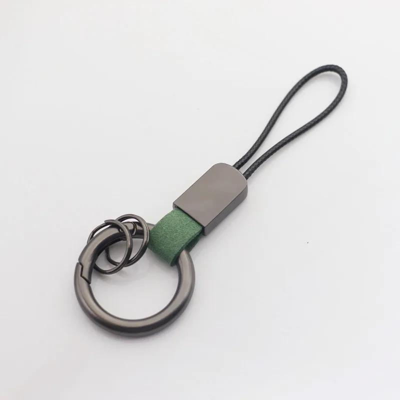 Car Sleek Carbon Fiber Style Keychain - 360° Rotatable, Universal Fit with Anti-Lost D-Ring, Durable for Men & Women Amagi