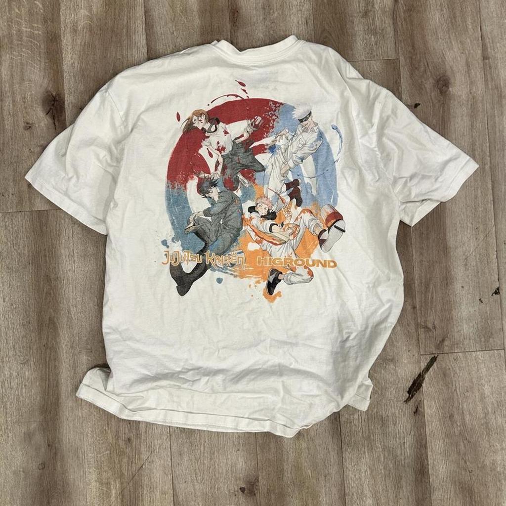 Jujutsu Kaisen ShortSleeve Top AnimePrint Streetwear Y2k Style Suitable For All Ages (Summer 2026 New Arrival)