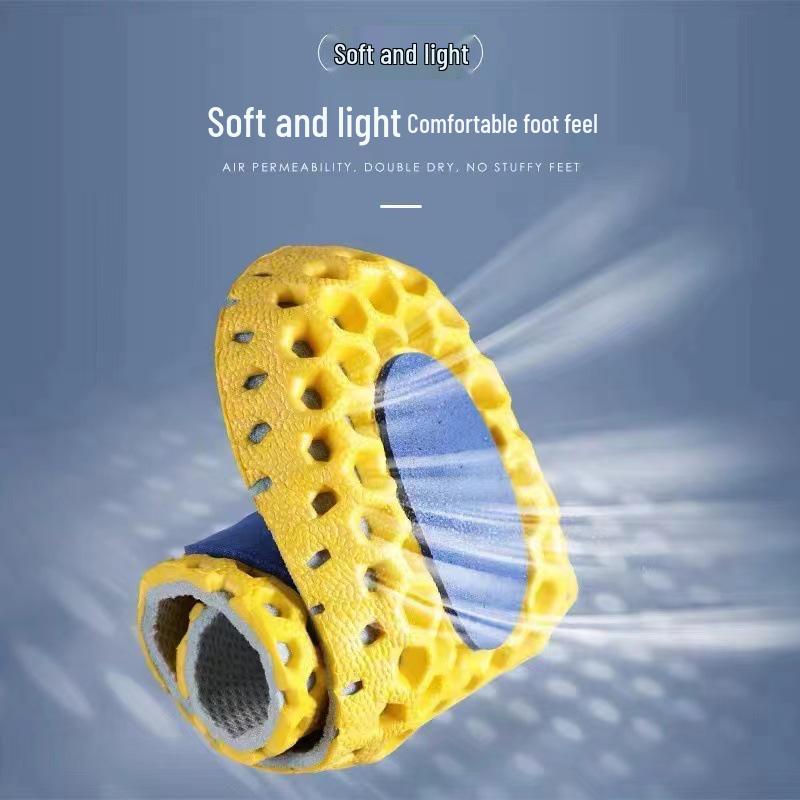 Unisex High Elastic Shock-Absorbing Breathable Insoles for Sports, Running, Basketball, and Military Training