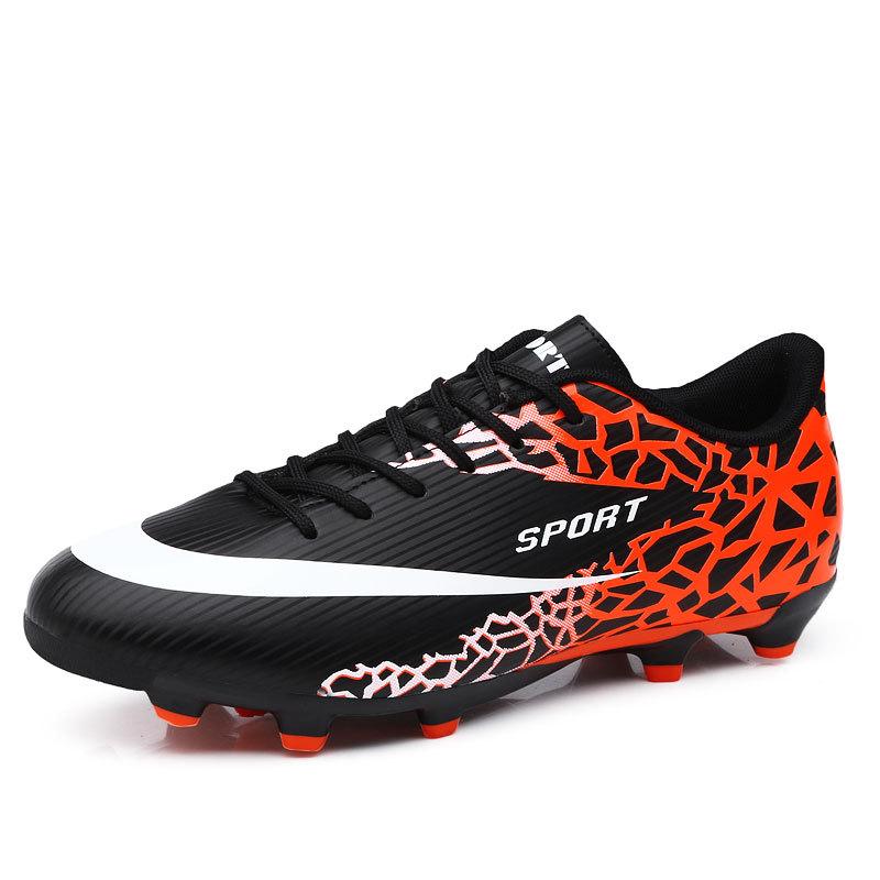 Football Shoes Tf Broken Nails Artificial Grass for Men and Women Primary and Middle School Students Training Shoes I AG Spikes.