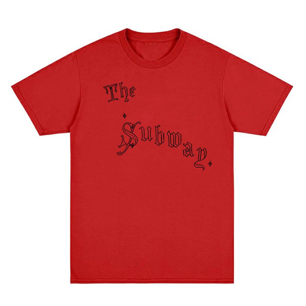 

Chappell Roan-The Subway T-Shirt Fashion Tshirt O-neck High Quality Tees Singer s Same Style Retro Tops XXL