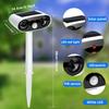 Solar Repellent Ultrasonic Outdoor Pest Bird Squirrel Animal Repeller Waterproof 110 Degree