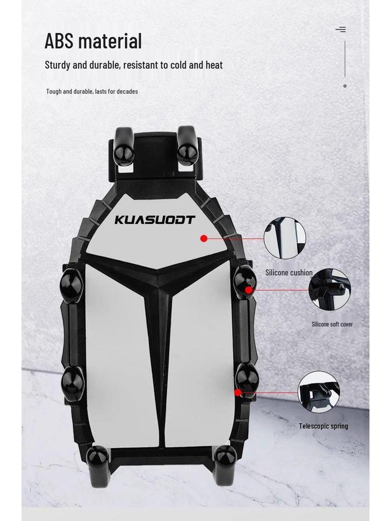 Motorrad/Fahrrad Wasserdichte Stoßfeste Handyhalterung mit Sonnenschutz für Navigation