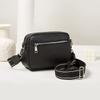 Women'S Bag Black Multi-Layer Large-Capacity Messenger Bag Women'S Mother Black Wallet Small Square Bag Bags