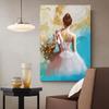RELIABLI Girl Ballerina Portrait Pictures Canvas Paintings Wall Art Posters And Prints For Decorative Living Room Home No Frame
