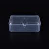 Small Transparent Plastic Storage Box Clear Square Multipurpose Display