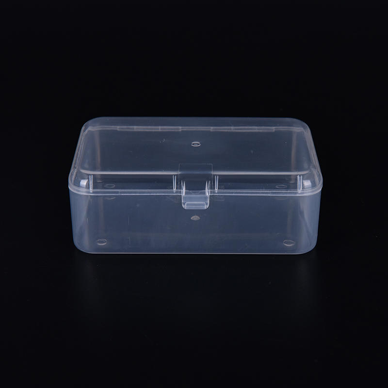 Small Transparent Plastic Storage Box Clear Square Multipurpose Display