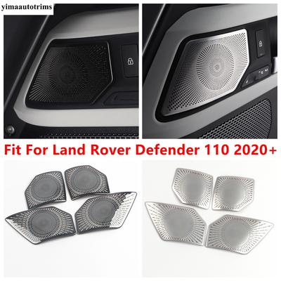 Car Inner Door Bowl Speaker Audio Horn Sound Frame Panel Cover Trim Accessories Interior For Land Rover Defender 110  - 2025