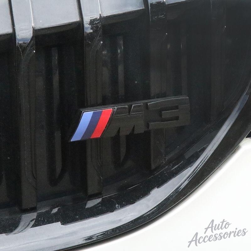 3D ABS M Sport Car Styling Front Grille Emblem Badge Modification Accessories for BMW M E46 E36 E60 E90 F30 G20 X5 1 X2 X3 M3 M6 AS4