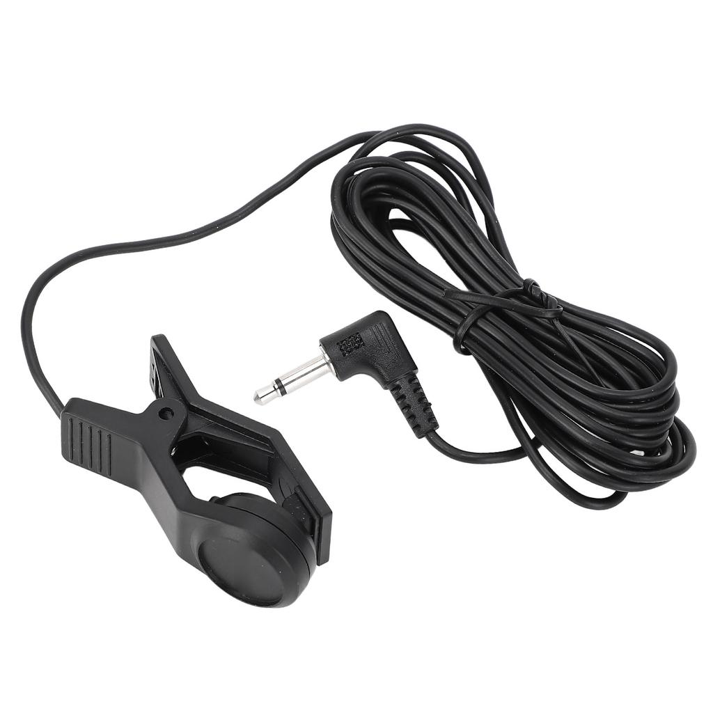 Clip On Pickup Contact Microphone 3.5mm Plug Universal Portable Musical Instrument Pickup for Trumpet Guitar Violin