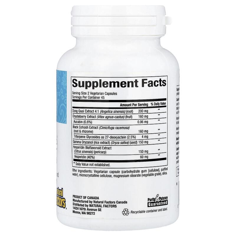 WomenSense®, MenoSense®, Menopause Formula, 90 Vegetarian Capsules