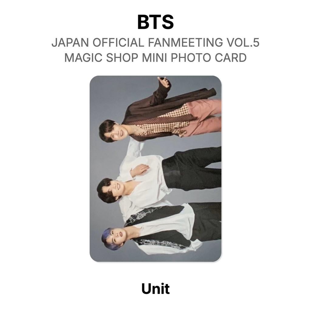 BTS JAPAN OFFICIAL FANMEETING VOL.5 MAGIC SHOP MINI PHOTO CARD Official Photocard