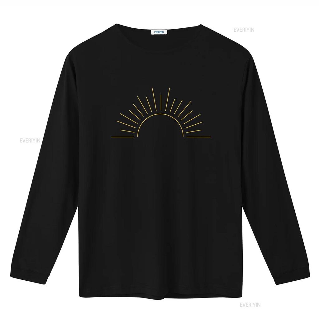 Tričko SunseT Sluneční Světlo Sluneční Paprsky Boho Barvené v Kusu Nadměrné Buď Světlo Vintage Vyprané Měkké Pohodlné Grafické Ležérní