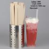 Disposable Pointed Drinking Straws for Boba Tea