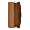 Coach Tabby 19 Brand Logo Artificial Leather and Cowhide Crossbody Bag Small Women's Maple Brown