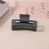 8.5CM x 10.5CM Rectangular Matte PS Hair Clip - Simple Shark Hair Accessory