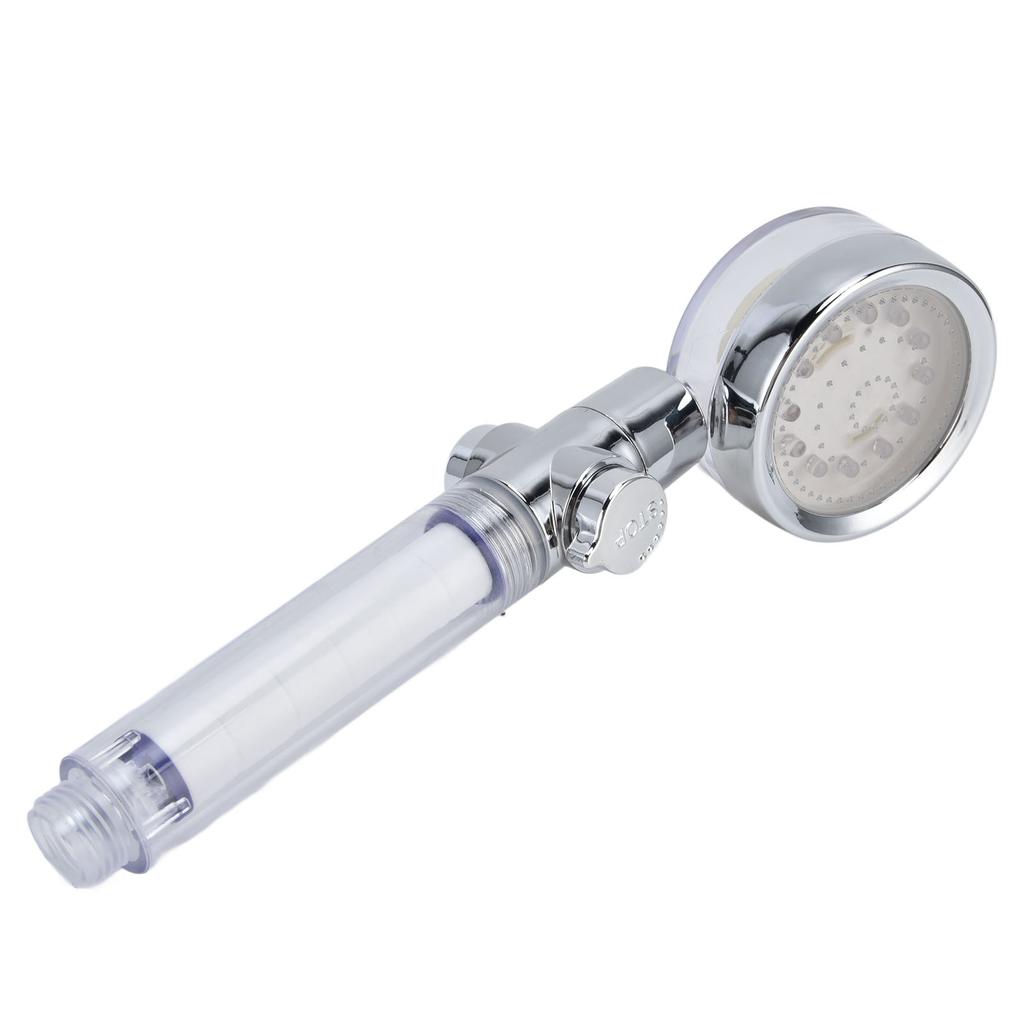 Colorful LED Shower Filter Handheld Shower Heads with Hydraulic Pressure Controlled
