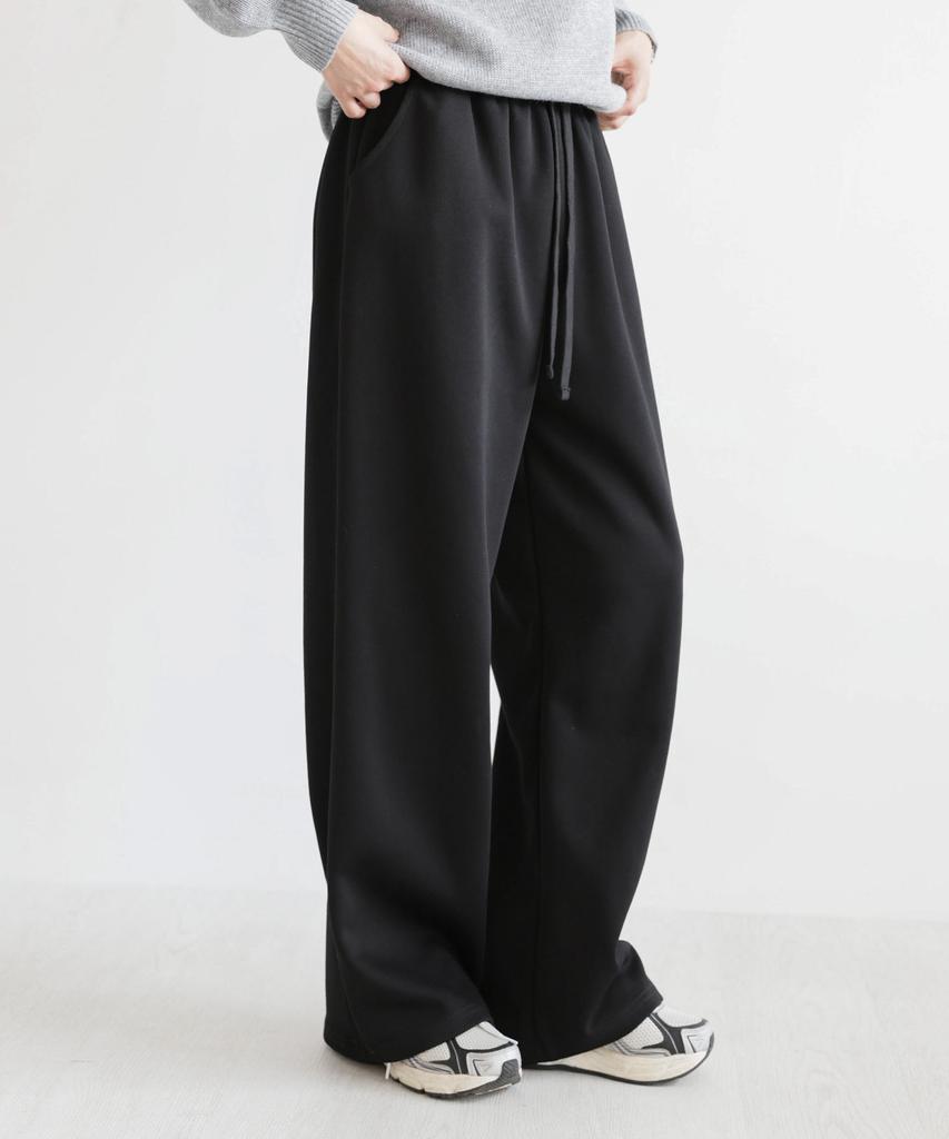 Ppaeppae Custom 2-Length Elastic Drawstring Wide Training Sweatpants 4 Colors (Short / Long 2 Types)