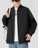 EASTEMPO Autumn Loose Plus Size Men's MA-1 Jacket, Fit, Casual, Business, Stylish, Blouson, (2XL, Black)