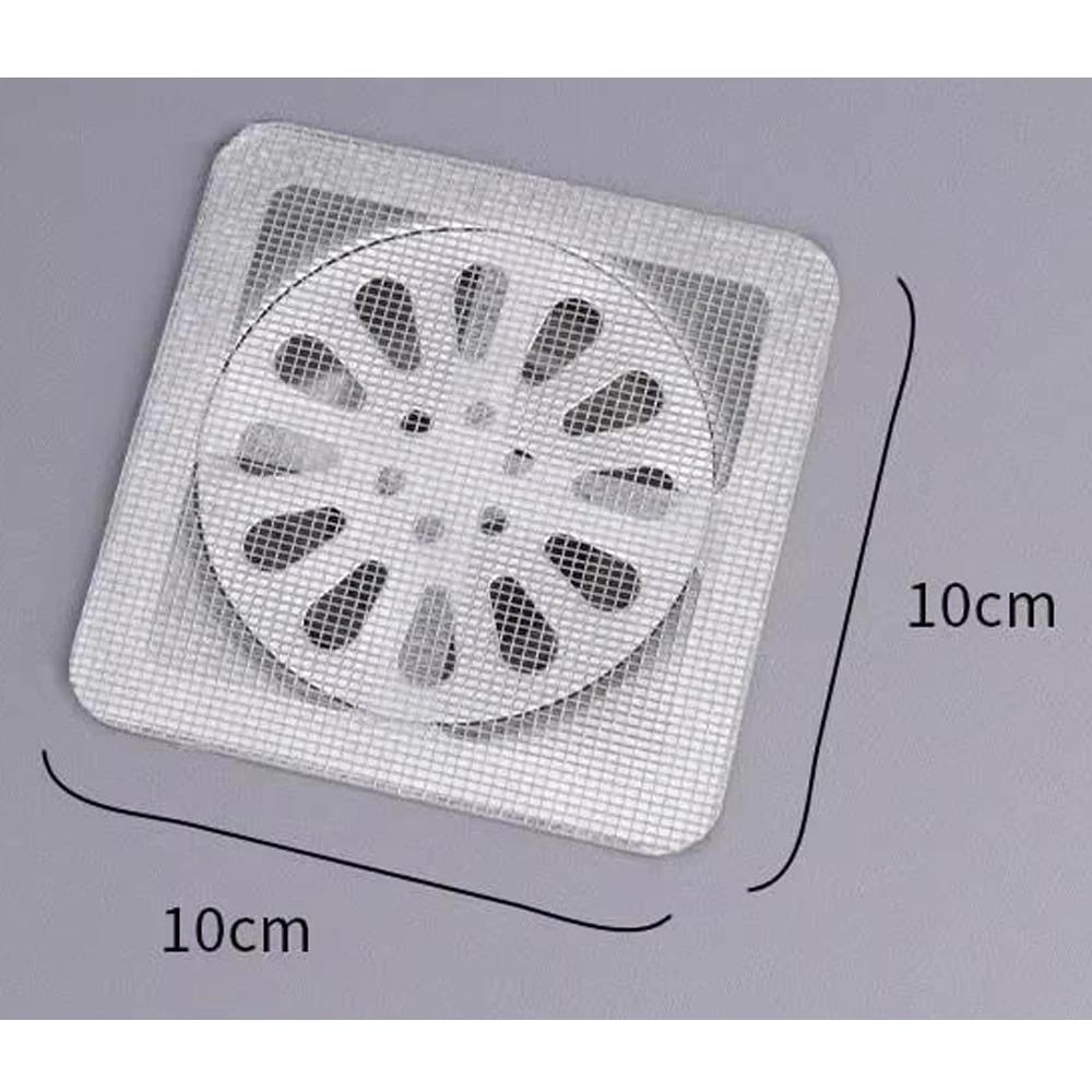 20/10pcs Disposable Sink Floor Drain Sticker Anti-blocking Insect-proof Floor Drain Filter Mesh Hair Stoppers Bathroom Products