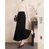 Women's Elegant High-Waisted Pleated Midi Skirt
