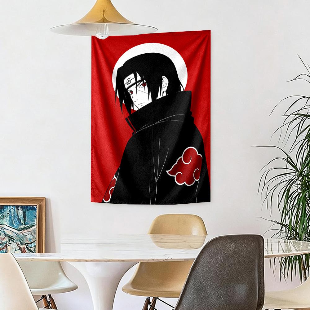 Naruto Retro Tapestry Retro Boho Perfect for Dorm Wall Balcony Reading Corner All Season Hand Painted Style Gift for Birthday