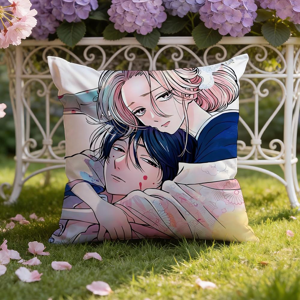 Anime F-Firefly Wedding Cushion Cover Home & Car Dual-Scene Pillow Cover: Reversible for Premium Comfort