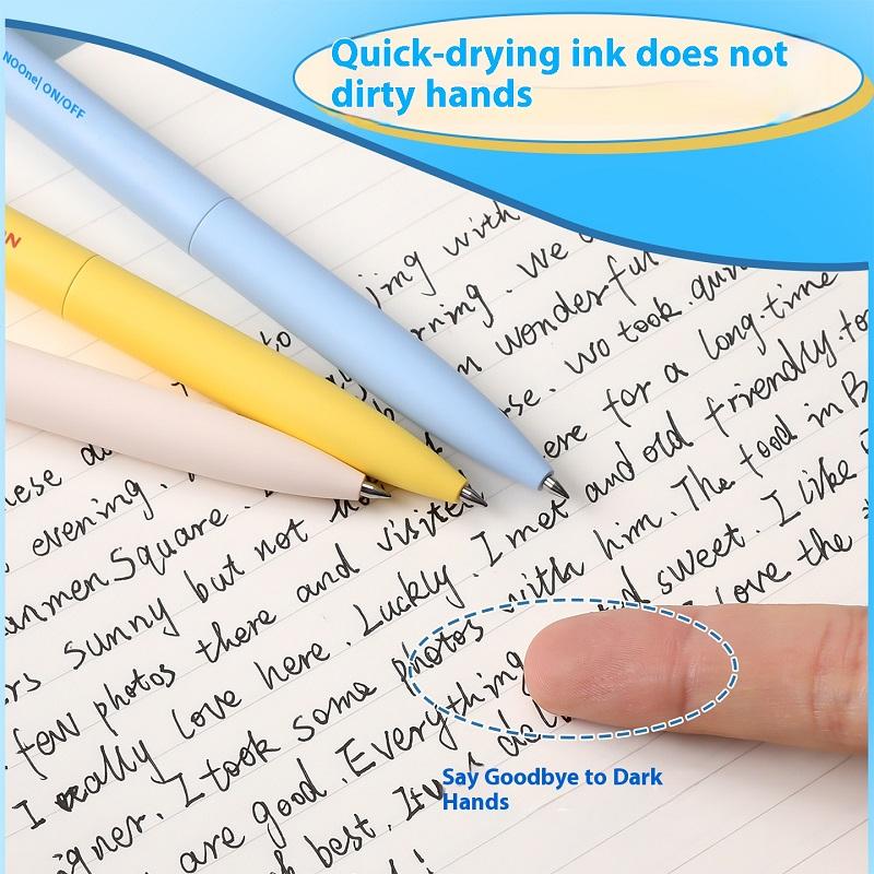 M&G K6701 NO One Gel Pen,0.5mm Fine Point Stress Relief Dual Ball&Micro-Gravity Design for Smooth Writing School Office Supplies