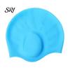 Lightweight Swimming Cap Adults Silicone Cap, Waterproof Non-slip Elastic Pool Swim Hat, Men Women Ear Protection Bathing for Short Long Hair