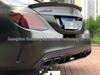 Compatible AMG Carbon Fiber Rear Spoiler Lip for 2014-2021 Mercedes-Benz C-Class 4-Door