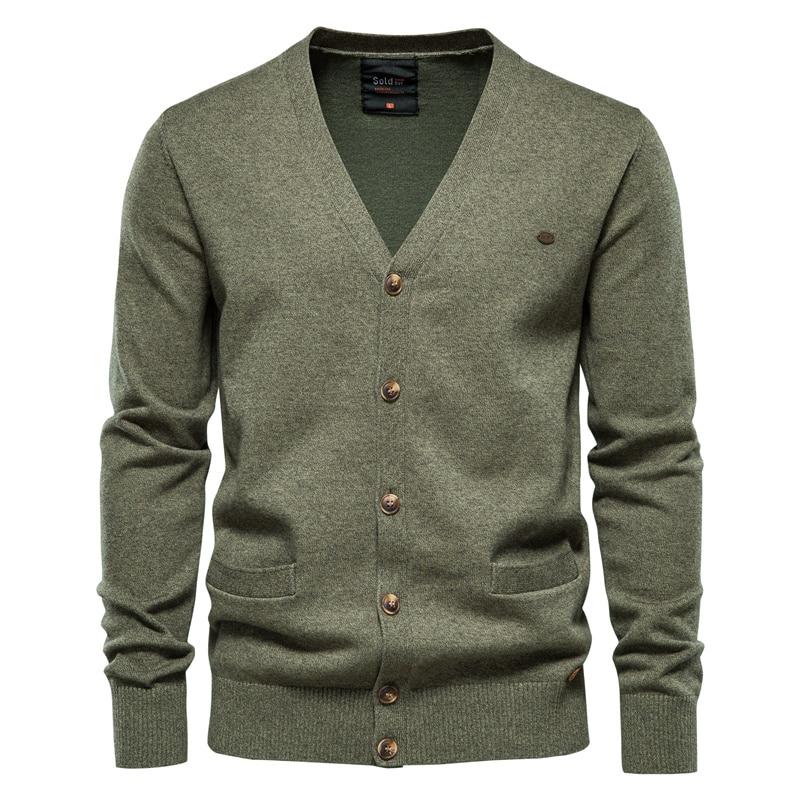 light green cardigan mens