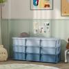 Kids Storage Unit, with Nine Drawers - Blue