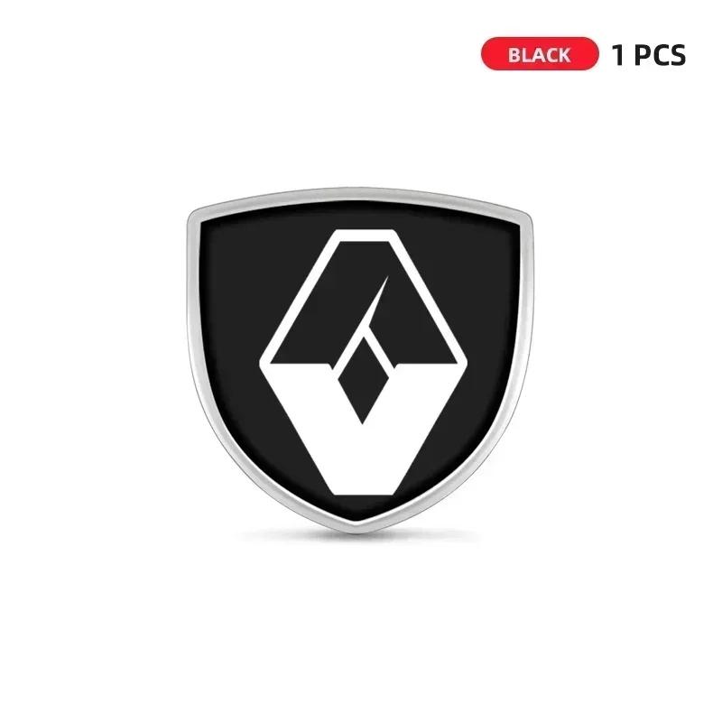 3D Metal Car Body Fender Emblem Shield Stickers Decor Auto Accessories For Renault Clio 4 Megane 3 2 Captur Trafic Logan RS T111