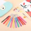 Fenrry Crochet Hooks Set Crochet Large-Eye Blunt Yarn Weave Knitting Needles Kit Needle Set Weave Craft Tools With Bag