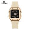Women's Casual DIgital Watch Day Date Night Pattern Waterproof Alarm Silicone Strap Lady Girls Fashion Accessories Watch NF6105