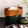 Luxury Multifunction PU Leather Tissue Box Remote Sundries Storage Holder Desktop Paper Drawer Art Home Decor Napkin Box