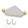Acrylic Wall Mounted Corner Shelf Punch Free Acrylic Wall Mounted Floating Shelf Bathroom Kitchen