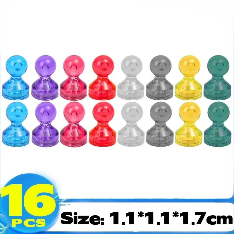 Mini Colorful Magentic Pushpins Whiteboard Map Magnet Push Pin Strong Magnet Refrigerator Pushpin Home Office Supplies Wholesale