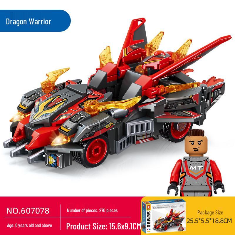 ShengBao Rally Racing Sports Car Building Blocks Model Toy for Boys