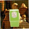 Practical Durable Plastic Hanging Pigeons Feeders for Bird Cages Easyly Installation Clean and Refill Space