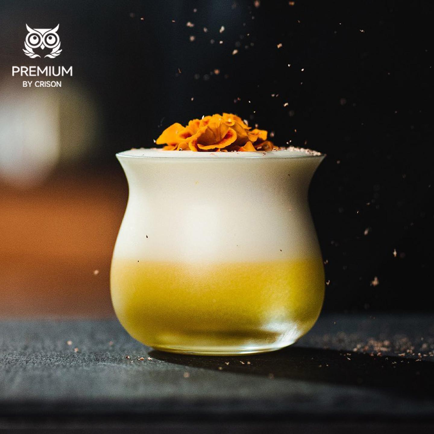 PWK503 CRISON PREMIUM Premium Crystal Glass Whiskey Tasting Glass Smelling Glass Cocktail Glass Handmade 290ml