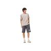 Li Ning Sports Lifestyle Series Letter Print Elastic Waist Straight Loose Sports Shorts Men shorts Faded-Brown AKST747-4